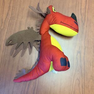 DreamWorks How to Train Your Dragon Plush Dragon 14” Toy Factory 2019 Red HTTYD